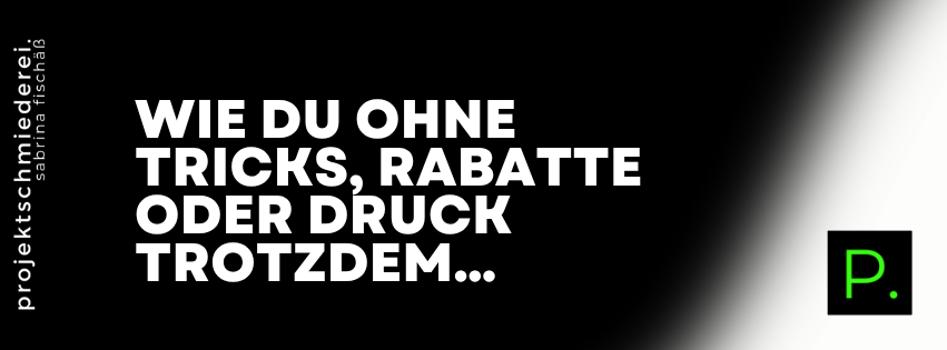 ohne Rabatte regelmäßig gebucht – Wie du ohne Tricks, Rabatte oder Druck trotzdem regelmäßig gebucht wirst