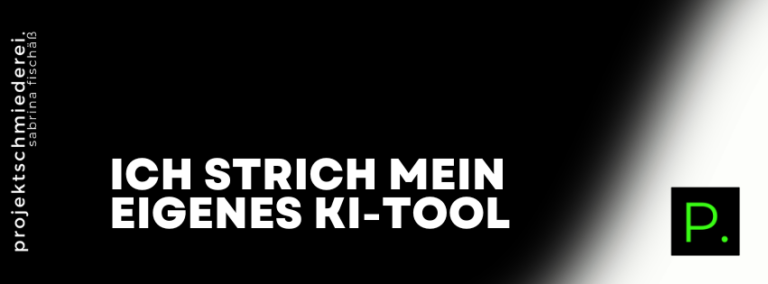 Heute habe ich mein eigenes KI-Tool gestrichen