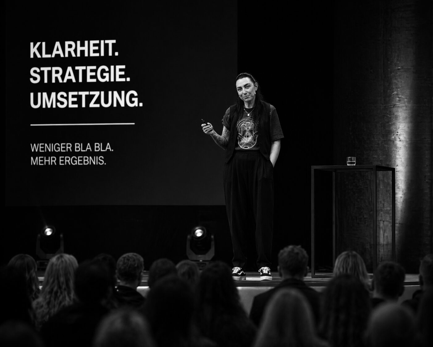 Sabrina Fischäß auf der Bühne
