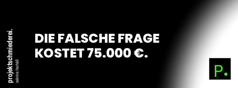 Beitragsbild: Die falsche Frage kostet 75.000 Euro