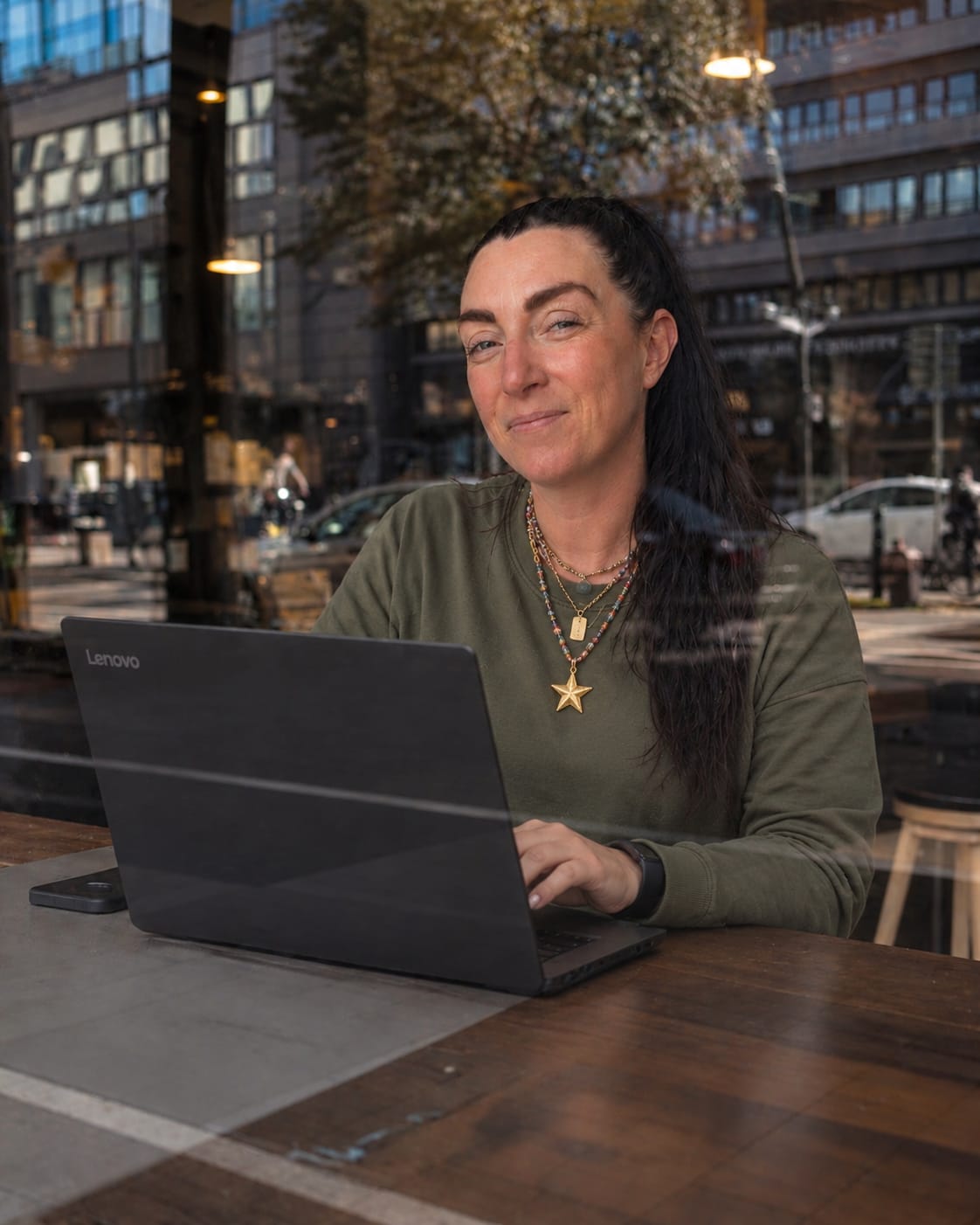 Sabrina Fischäß im Strategiegespräch