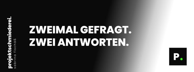Titelbild: Zweimal gefragt. Zwei Antworten.